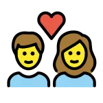 Couple With Heart SVG Icon